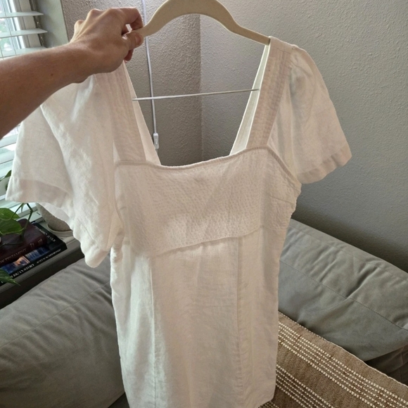 Madewell White Textured Blouse - Picture 1 of 8